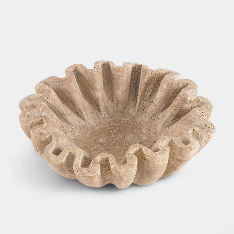 Travertine Fruit Bowl