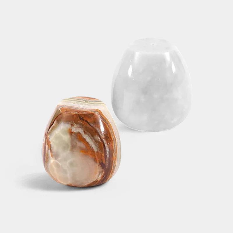 Salt and Pepper Egg Shape Set Of 2