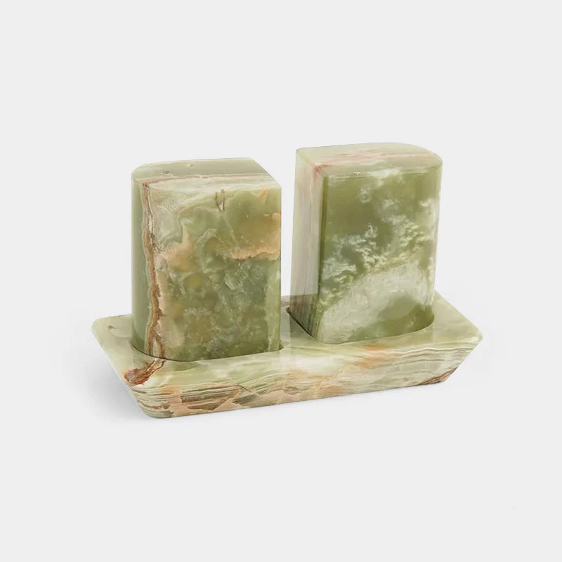 Salt and Pepper With Tray