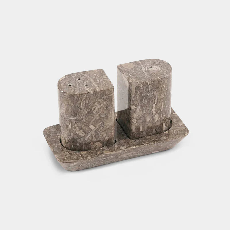 Salt and Pepper With Tray