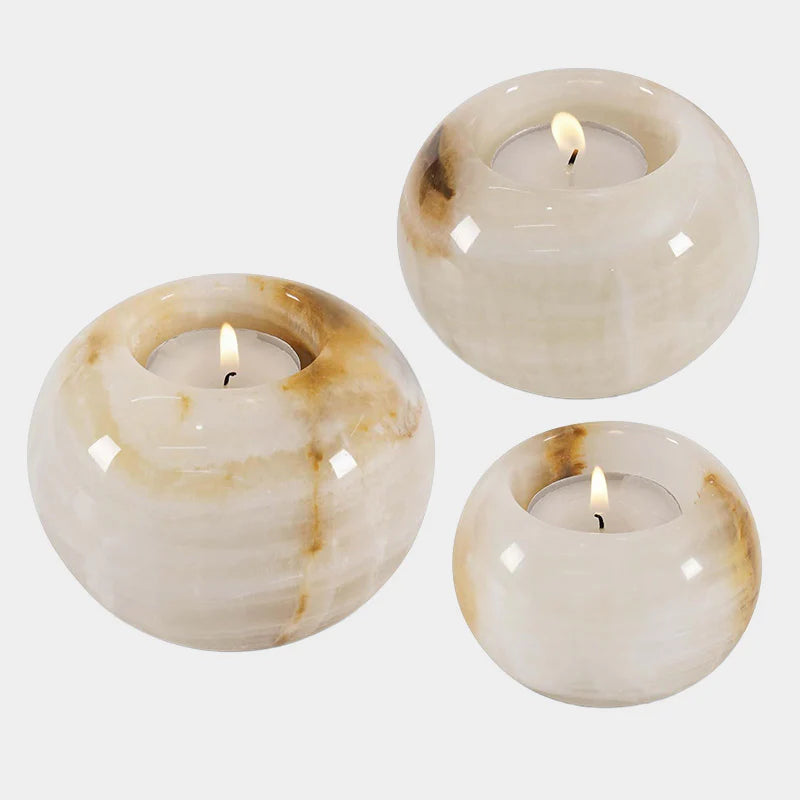 Set Of 3 Tealight Candle Holder
