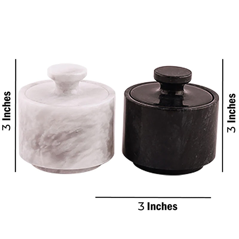 white marble salt celler