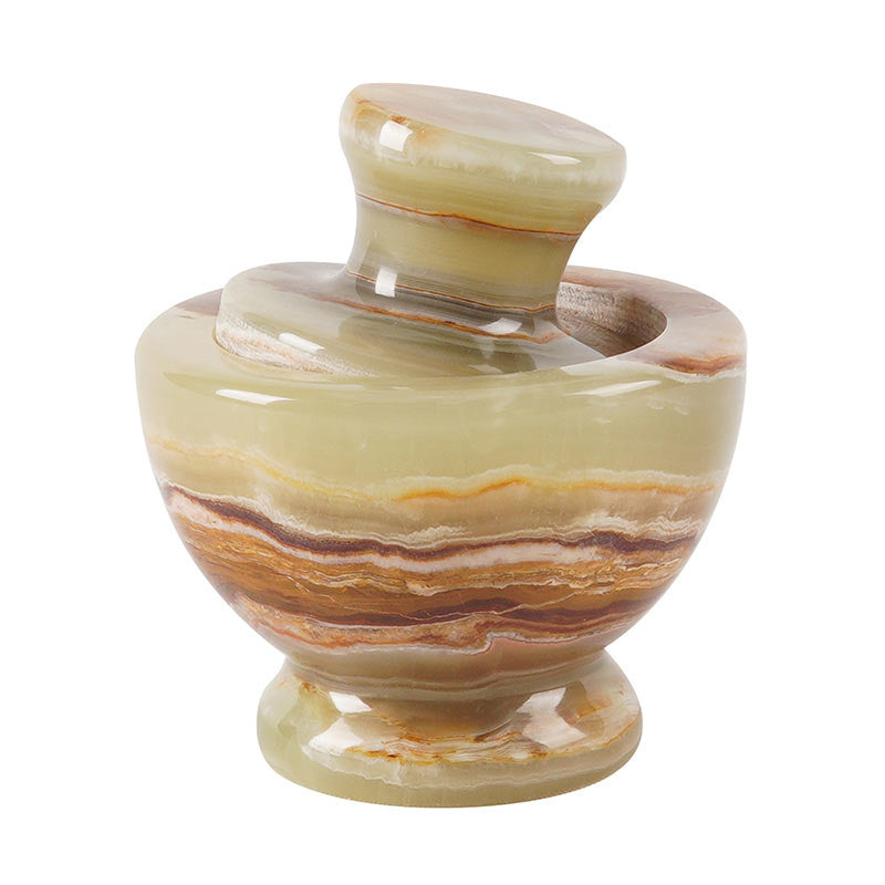 Artreestry Handmade Marble Mortar & Pestle Set Mushroom Style