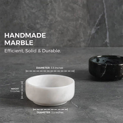 Artreestry Handmade Marble Sauce Cup Set of 2