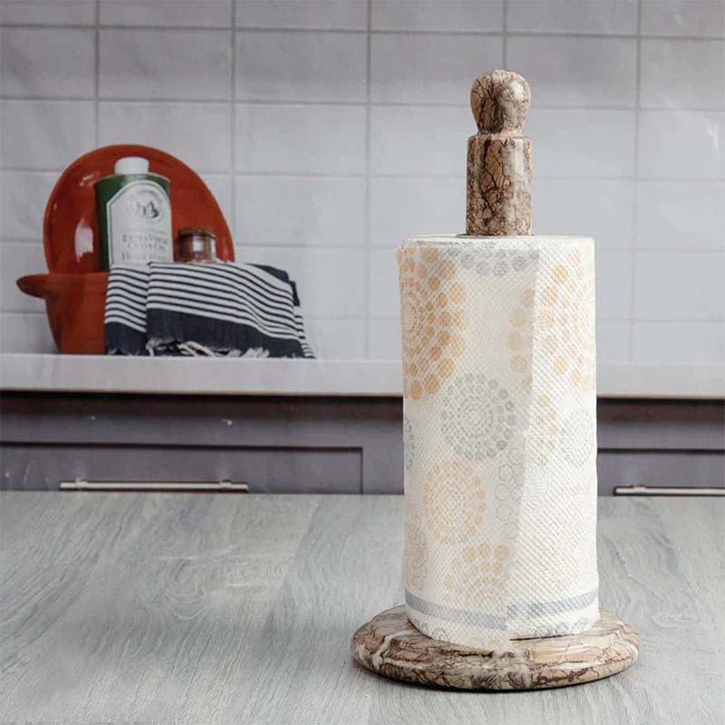 Artreestry Handmade Marble Paper Towel Holder