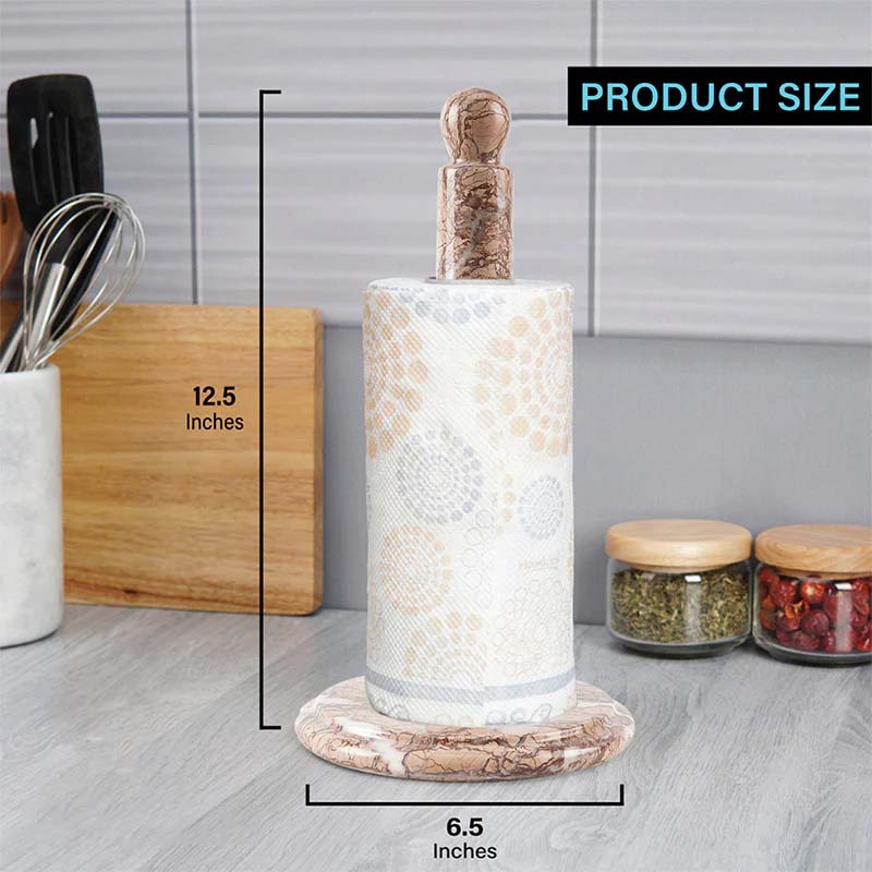 Artreestry Handmade Marble Paper Towel Holder