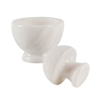 Artreestry Handmade Marble Mortar & Pestle Set Mushroom Style