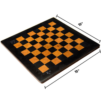 Handmade 15 Inches Marble Chess Board Only