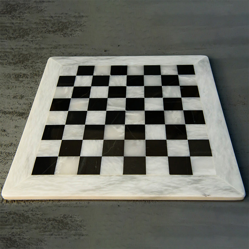 Handmade 15 Inches Marble Chess Board Only