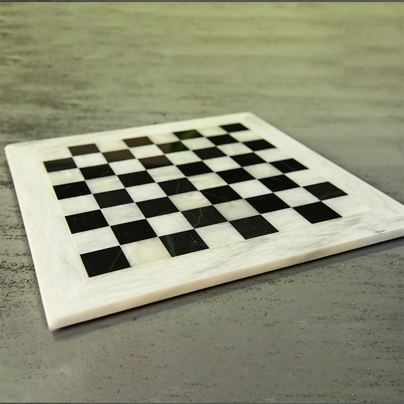 Handmade 15 Inches Marble Chess Board Only