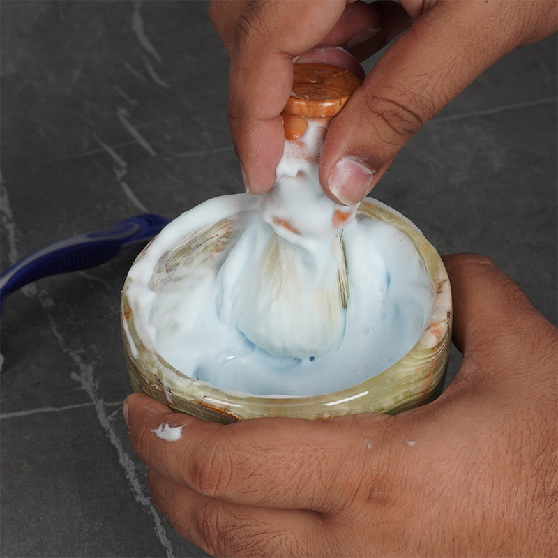 Radicaln Handmade Marble Shaving Cream Bowl