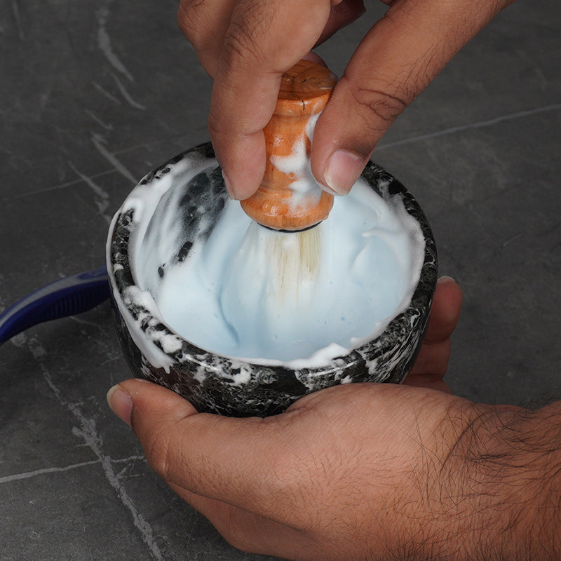 Radicaln Handmade Marble Shaving Cream Bowl