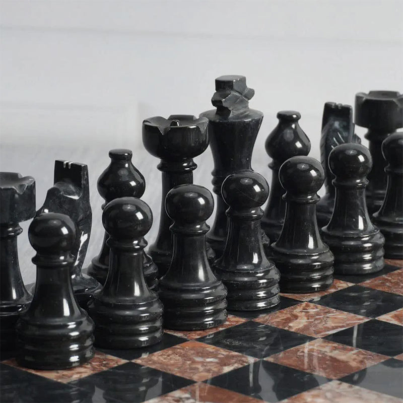 marinara ana black chess pieces- chess figures 