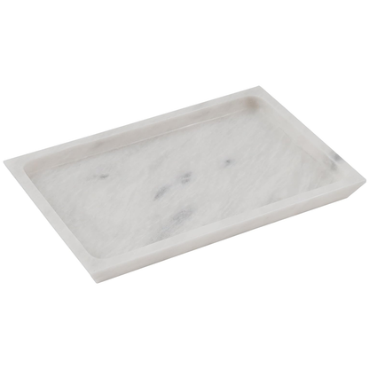 Serving Tray Handmade Marble  Rectangle Food Tray for Kitchen Storage