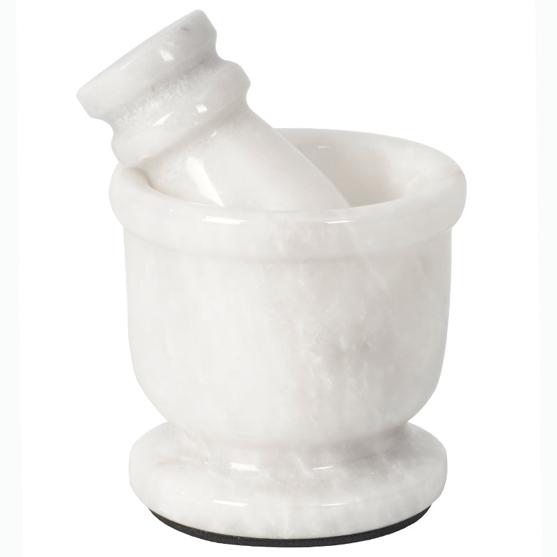 2.5" Artreestry Handmade Marble Mortar and Pestle Set